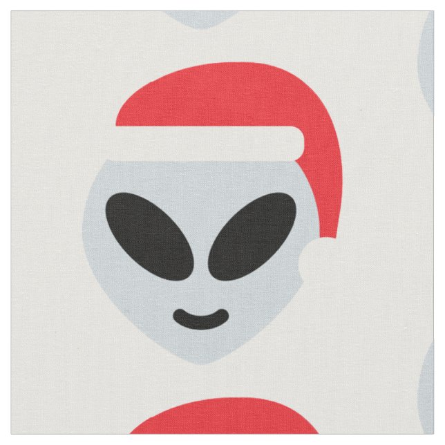 tela de emoji alienígena de santa claus (De cerca)