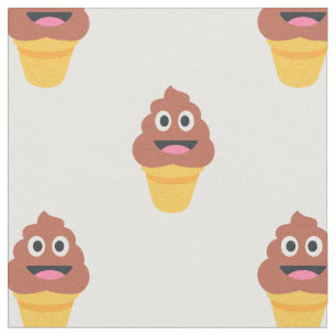 tela de emoji de caca de helado