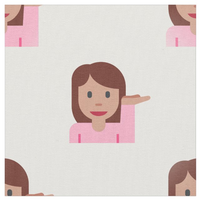 tela de emoji femenina (De cerca)