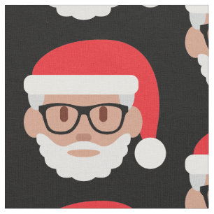 tela de emoji hipster Santa Claus