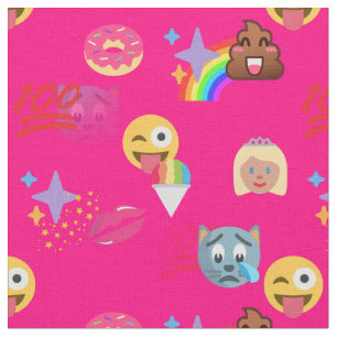 tela de emoji rosa caliente