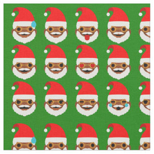 tela de emoticonos de la emoji de santa africana