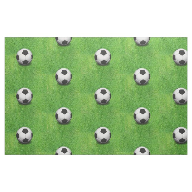 Tela de encargo de la bola del fútbol ("Cuarto gordo" (fat quarter))
