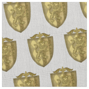 Tela de escudo de león apellido familia Cresta