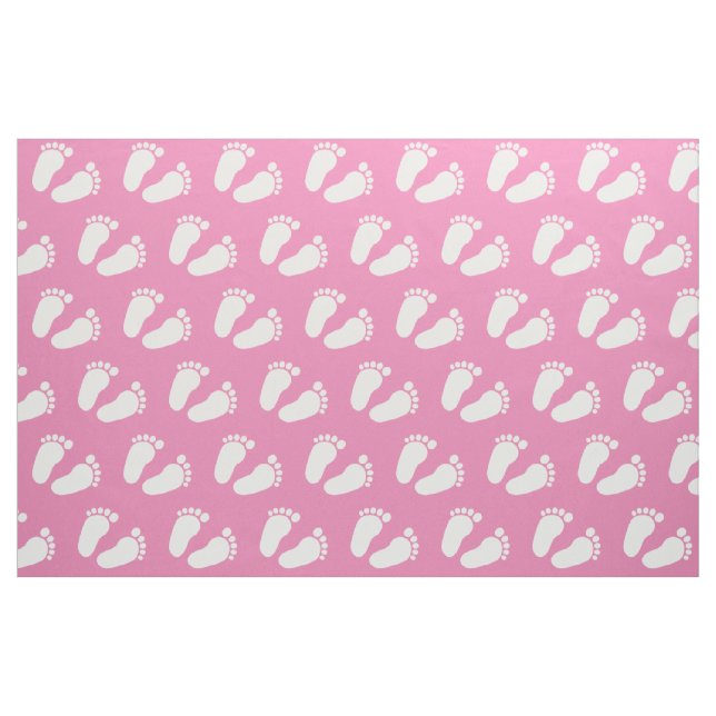 Tela de estampado de bebé rosado patrón tela DIY t ("Cuarto gordo" (fat quarter))