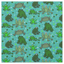 Tela de estampado de rana