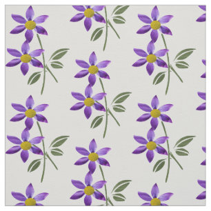 Tela de Flor Morada y Manualidades