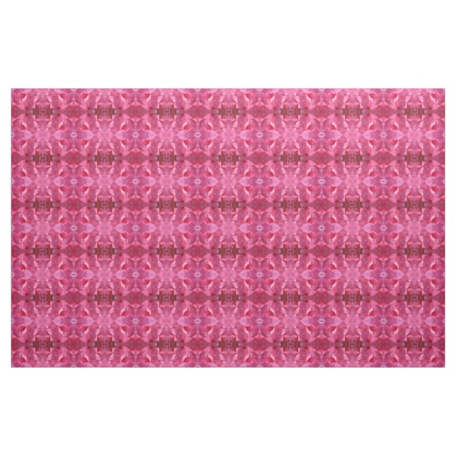 Tela de flor rosa (Yarda)