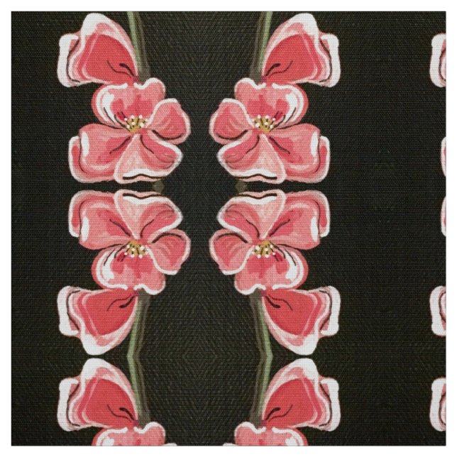 Tela de flores de cerezo japonesa (Retal)