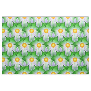 tela de flores de margarita