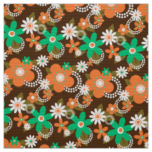 tela de flores retro 60s 70s v2