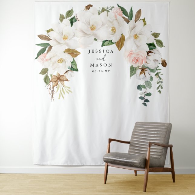 Tela de fondo de algodón de magnolia para cabina d (In situ)