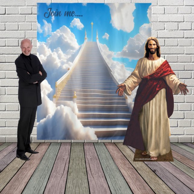 Tela de fondo de la escalera al cielo (Subido por el creador)