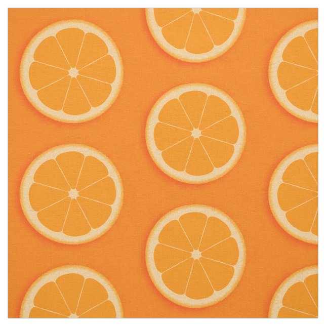 tela de frutas naranjas de corte naranja (Retal)