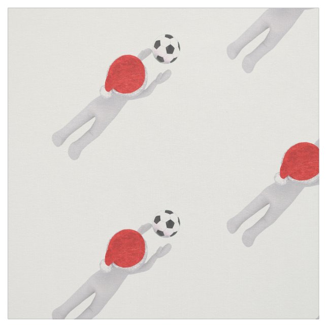 tela de fútbol santa claus (Retal)