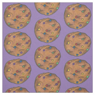 Tela de galleta de chocolate con arcoiris