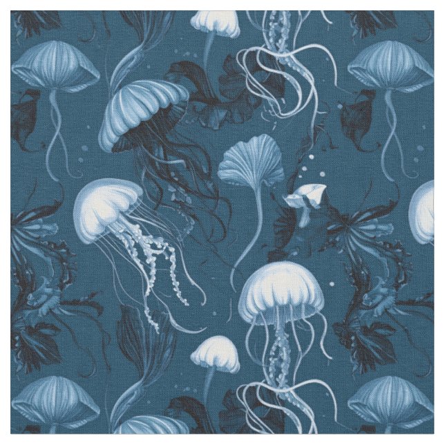 Tela de gelatina azul profunda (De cerca)