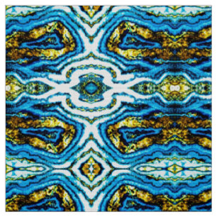 Tela de Geode Azul y Oro