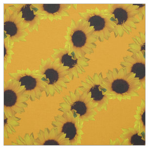 Tela de girasol Tela de girasol Algodón o poli