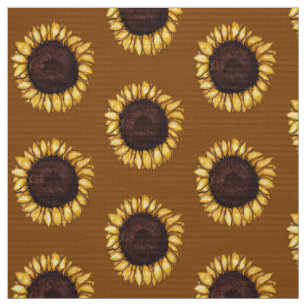 Tela de Girasol Tela de Girasol Algodón o Poliéste