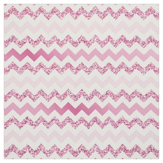 Tela de gradiente rosa de Chevron (Retal)
