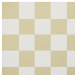 Tela de gran cuadros beige
