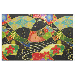 Tela de gran tamaño del japonés del kimono del
