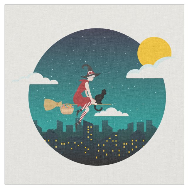 Tela de Halloween Witch Befana (De cerca)