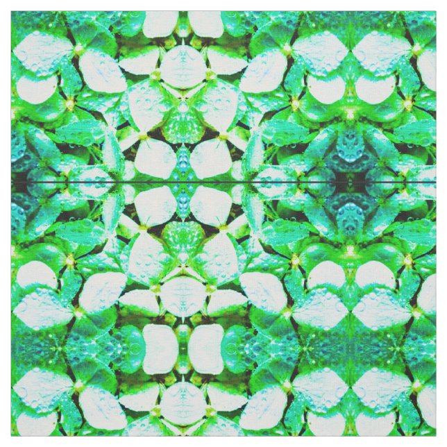 Tela de Hortensia Verde (Retal)