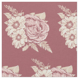 Tela de Ilustracion de flores