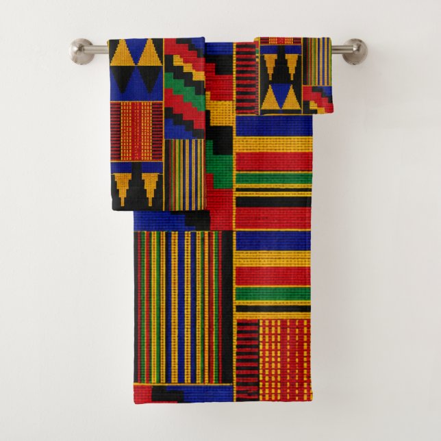 Tela de Kente al estilo africano (In situ)