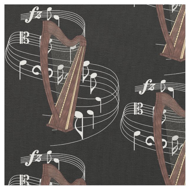 Tela de la arpa - oscuridad (De cerca)