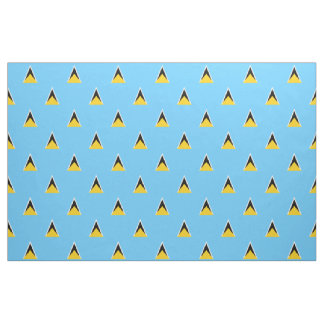 Tela de la bandera de St Lucia azul clara