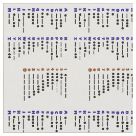 Tela de la carta del código Morse