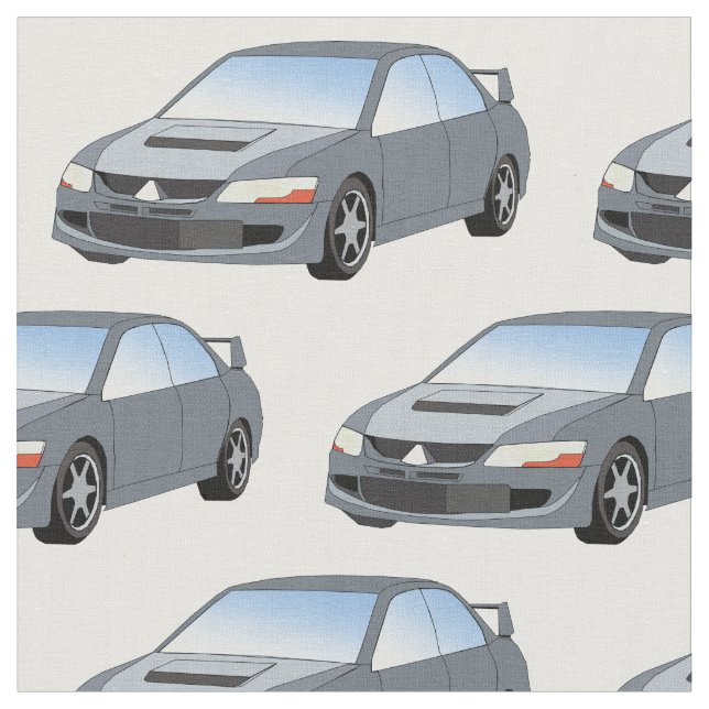 Tela de la evolución de Mitsubishi Lancer (De cerca)