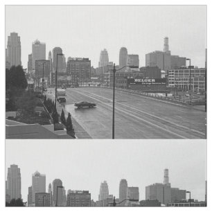 Tela de la foto del paisaje urbano de Kansas City,