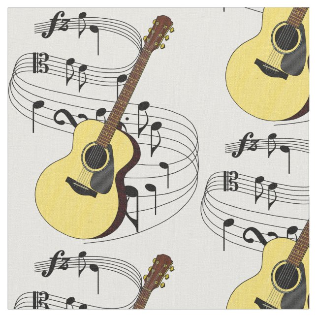 Tela de la guitarra (De cerca)