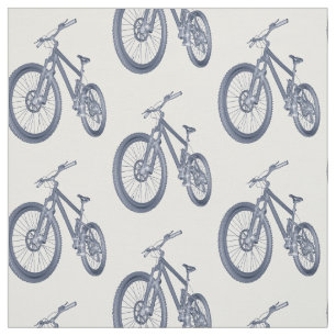 Tela de la impresión de la bicicleta del tema del