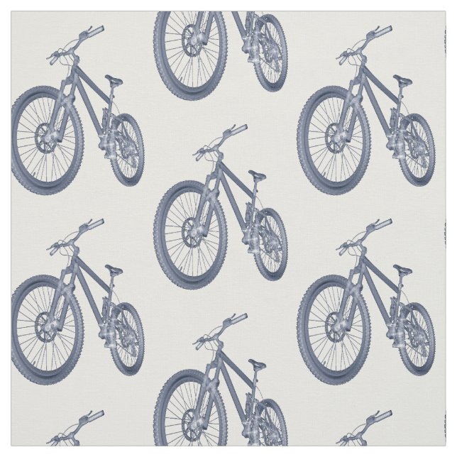 Tela de la impresión de la bicicleta del tema del (Retal)