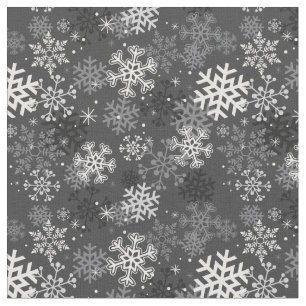 Tela de la impresión del copo de nieve de la