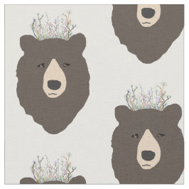 Tela de la impresión del oso