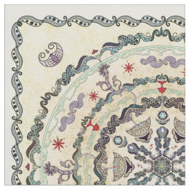 Tela de la mandala del estilo de la alheña