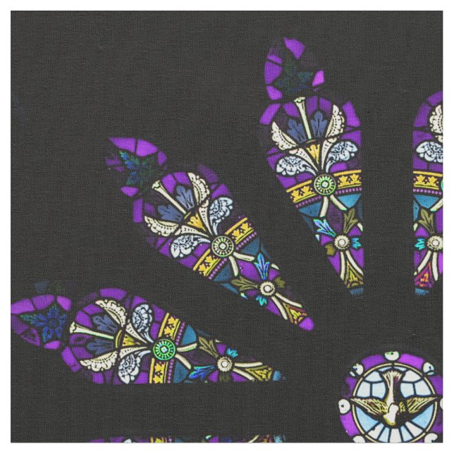 Tela de la mandala del vitral (De cerca)