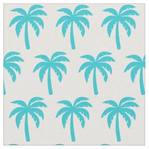 Tela de la palmera de la turquesa de la aguamarina