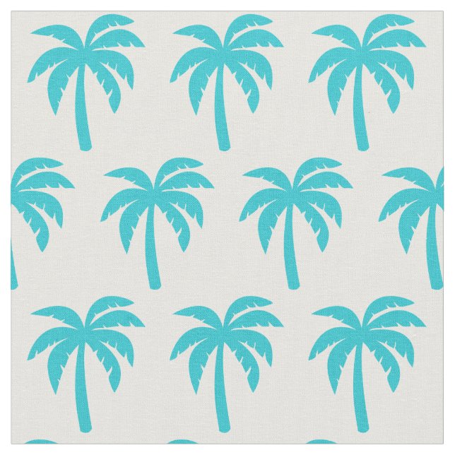 Tela de la palmera de la turquesa de la aguamarina (De cerca)
