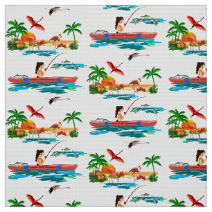 Tela de la pesca del kajak