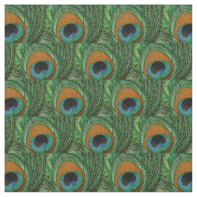 Tela de la pluma del pavo real - marina de guerra (De cerca)