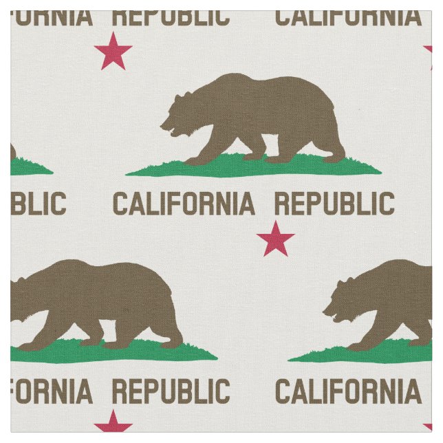 Tela de la república de California (De cerca)