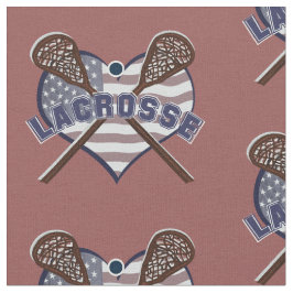 Tela de LaCrosse con la bandera en forma de
