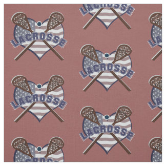 Tela de LaCrosse con la bandera en forma de